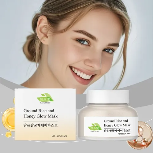 Mascarilla Hanchobit De Arroz Y Miel, Lodo Limpiador Suave E