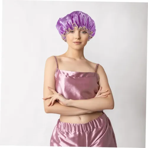 6piezas Gorro Ducha Baño Mujer Reutilizable Peva Poliéster