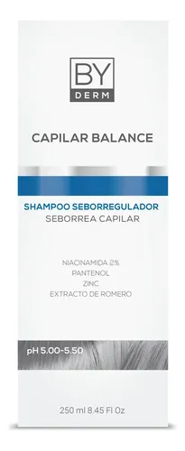 By Derm Shampoo Seborregulador Capilar Balance 250 Ml