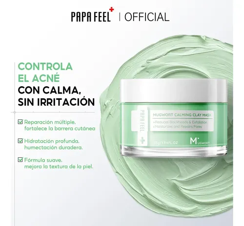 Papa Feel Arcilla Mascarilla Artemisa Calmante 55g Piel G