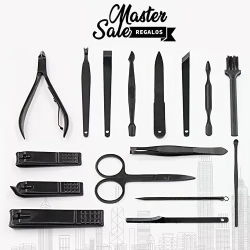 Kit De Manicura Pedicura 16 Piezas C/estuche