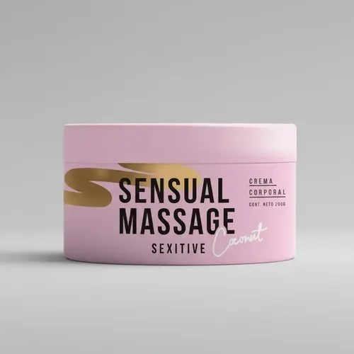 Crema Sexitive Sensual Massage Corporal Perfumada Coconut