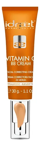 Vitamin C Bb Cream Tono Medio Idraet 30gr. Correctora Facial