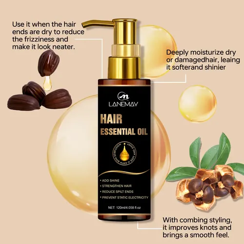Aceite Para Cabello Camellia: Fuerza Y Control De Frizz 2 Pi