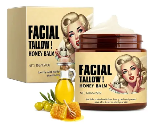 Crema Hidratante Facial Tallow Balsamo Natural X1 Premium