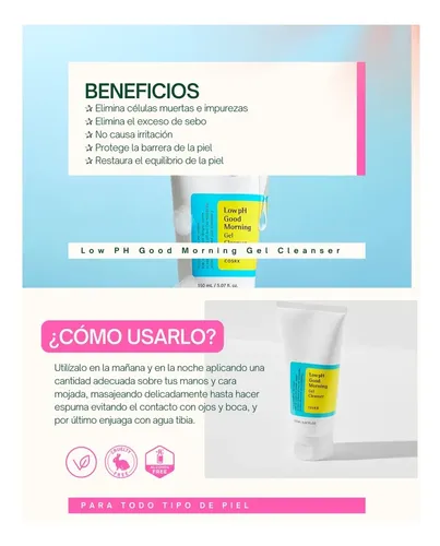 A.gel Limpiador Good Morning De Bajo Ph, Limpieza Suave 150