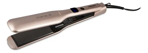 Plancha Para Cabello Digital Planchita De Pelo De Titanio Rosa