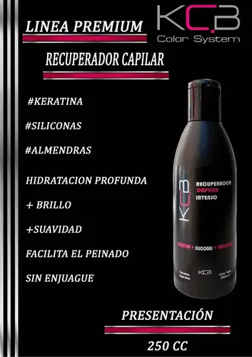 Recuperador Kcb Sin Enjuague 250g X 6 Unidades