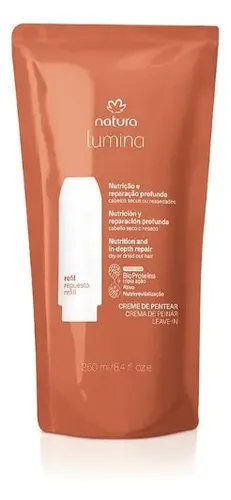 Repuesto Crema De Peinar Cabello Seco Lumina Natura