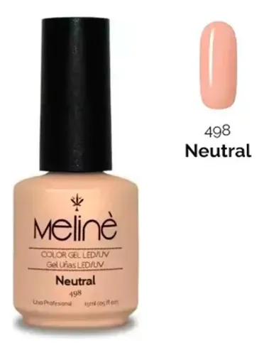 Meliné Esmalte Semi Permanente Color Gel Led Uv Nude 15 Ml