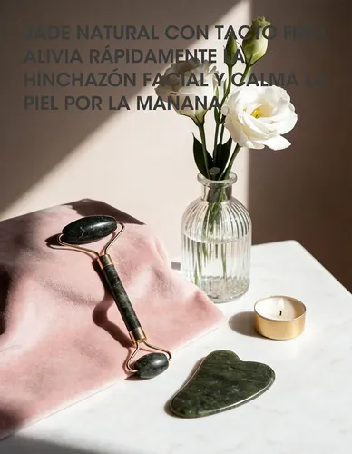 Masajeadores Gua Sha Y Roller Facial Piedra