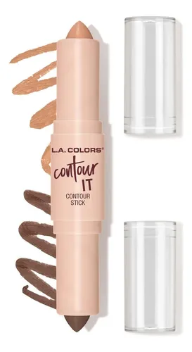L.a. Colors Stick De Contorno Facial Doble Cara Tan/deep