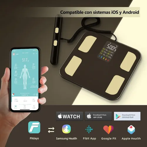 Alta Calidad Báscula Corporal Digital Inteligente Con 8