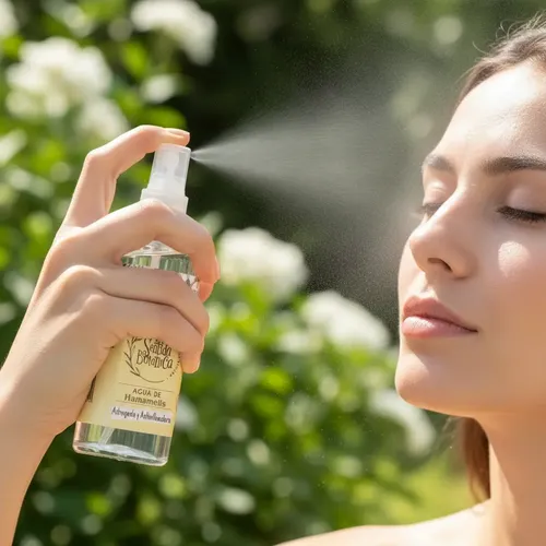 Agua De Hamamelis Natural Orgánica Piel Rostro Piernas 120ml