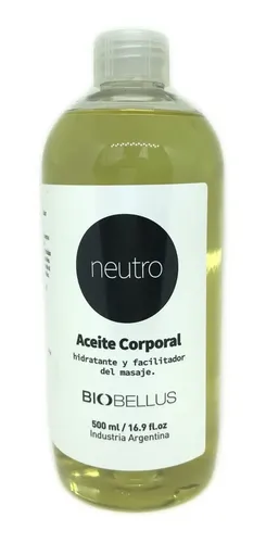 3 Aceites Para Masajes – Neutro – Biobellus 500ml Fragancia Neutra