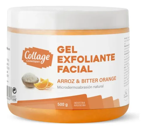 Gel Exfoliante Facial Arroz Y Bitter Orange Collage 500g Momento de aplicación Día Tipo de piel Todo tipo de piel