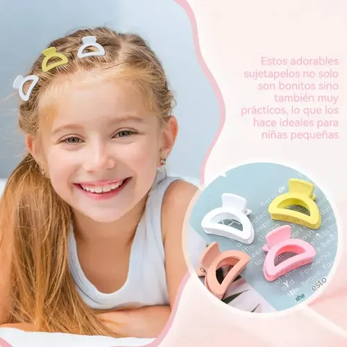 Set 20 Hebillas Tipo Garra Para El Pelo 20pcs
