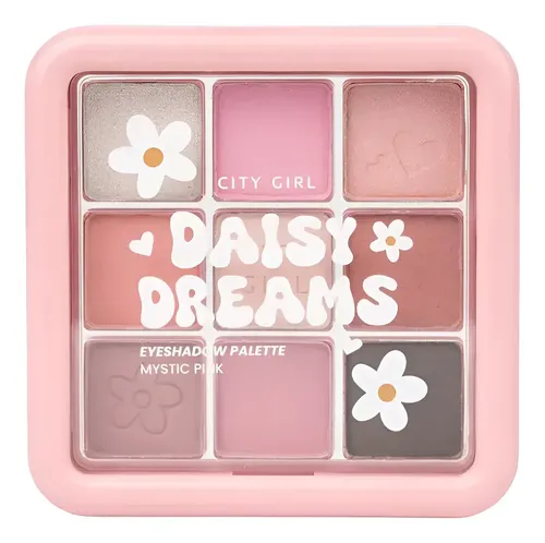 Paleta De Sombras Para Ojos City Girl Daisy Dreams X1uni Mystic Pink
