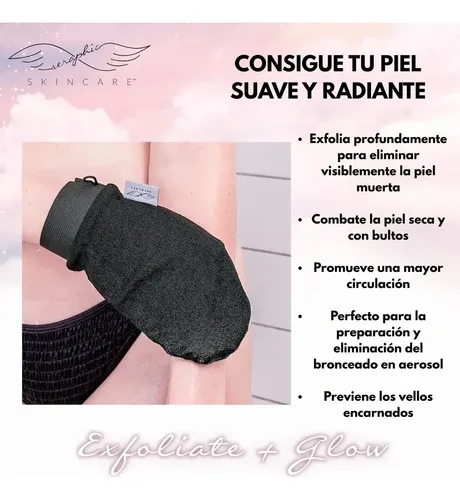Guante Exfoliante Corporal Ducha Baño Piel Suave 2u
