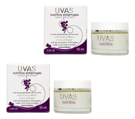 Crema Nutritiva Premiun Uvas X 50ml Por 2 Unidades