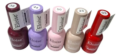 Eloise Esmalte Semi Permanente 10ml Gel Uv Led Blanco-negro