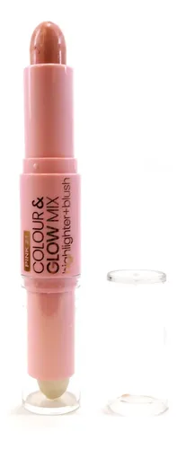 Rubor Blush + Iluminador Highlighter Barra 2 En 1 Pink 21