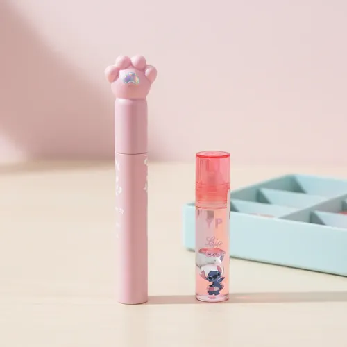 Kit Maquillaje Stitch Paleta Sombras Gloss Brochas Rimel +
