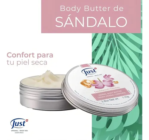 Body Butter De Sándalo Just