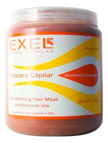 Mascara Capilar Exel Pelo Anti Frizz Con Keratina 1 Kg
