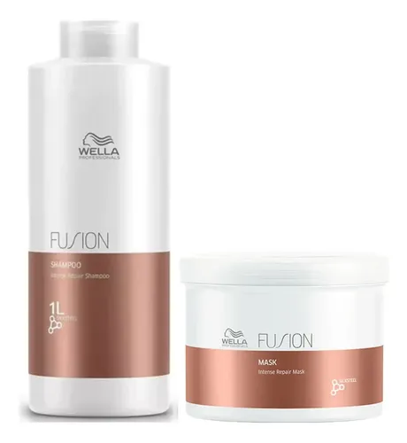 Wella Fusion Shampoo 1l + Mascara 500ml