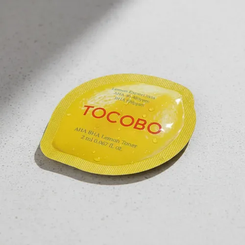 Tocobo Sachet Aha Bha Limon Tónico Iluminador – 5 Unidades Todo Tipo De Piel Noche