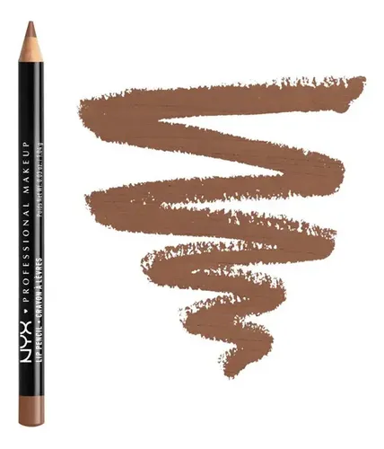 Lápiz labial Nyx Slim, delineador bucal, colores hermosos, color Spl855 Nude Truffle