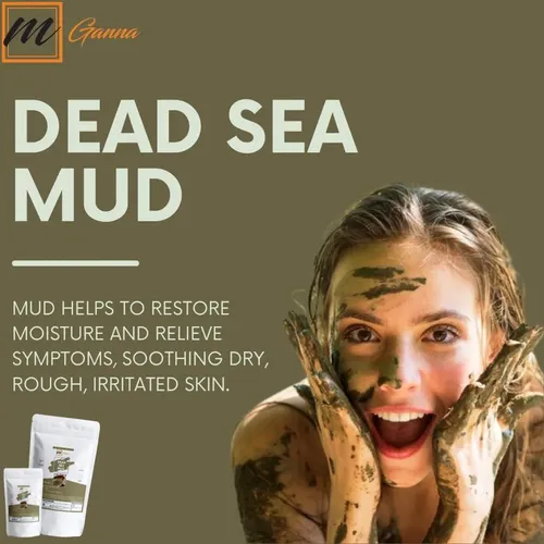 Polvo De Barro Del Mar Muerto Natural 0.5 Kg Para