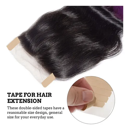 Cintas Para Extensiones De Cabello, 10 Unidades: Lengüetas D