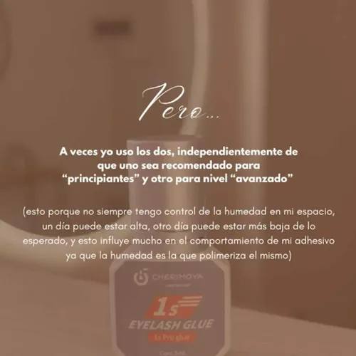 Adhesivo Pegamento Pestañas 0,5 Seg Cherimoya Profesional Negro