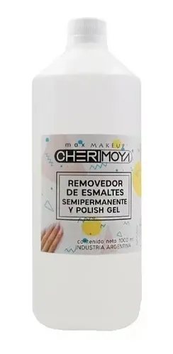 Removedor De Esmalte Semipermanente Cherimoya Uñas 1 Litro