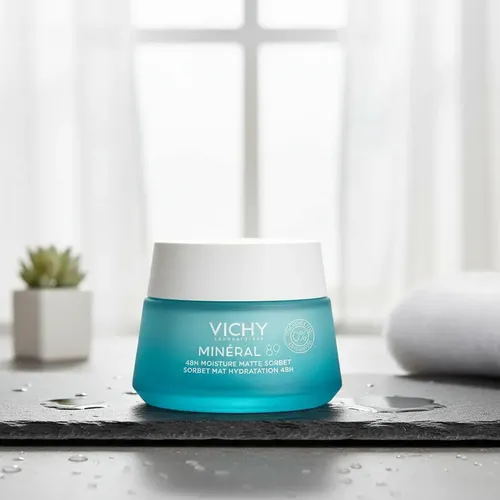 Vichy Mineral 89 48h Moisture Matte Sorbet Gel Hidratante X