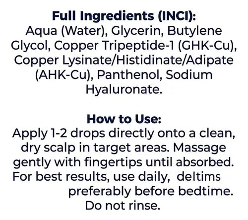 Serum Capilar Aifufand Ghk-cu Péptidos 50ml Hidratante