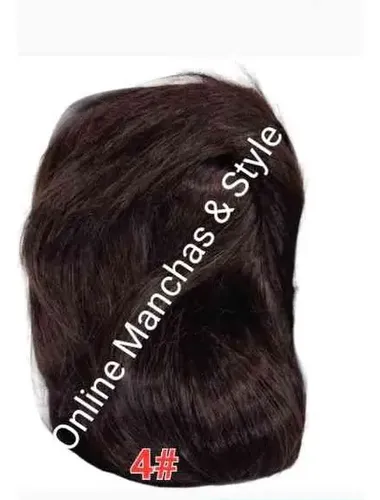 * Peluca Lacio Símil Natural C/flequillo 40cm #4 *