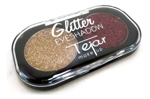 Paleta Sombras Ojos Glitter Gel Purpurina Tejar 2 Colores