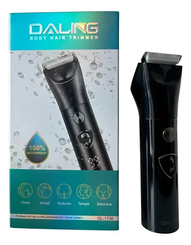 Cortadora de Pelo Corporal Daling Inalámbrica USB-C Cerámica Negro