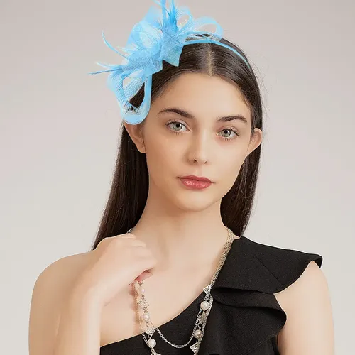 W; Pinza For El Pelo Veil Fascinator For Sombrero, Fiesta De