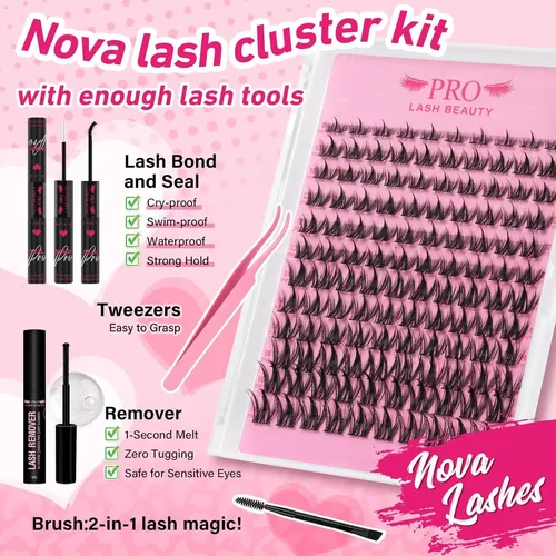 Kit De Pestañas Postizas Pro Lashbeauty Nova