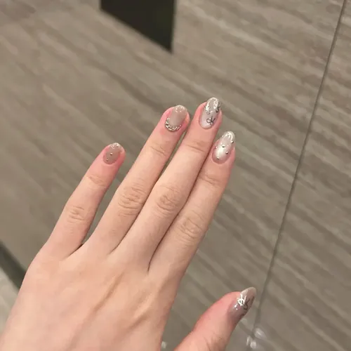 Calidad Superior Parche De Uñas Portátil Con Lunares Y Ojo