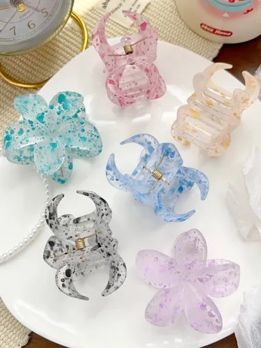 Pinzas Para El Pelo Flores Para Cabello Accesorios Cabello 6