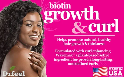 Mascarilla Capilar Difeel Growth & Curl Con Biotina 340 G