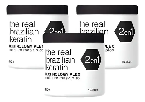Máscara Lix Plex X 500ml Real Brazilian