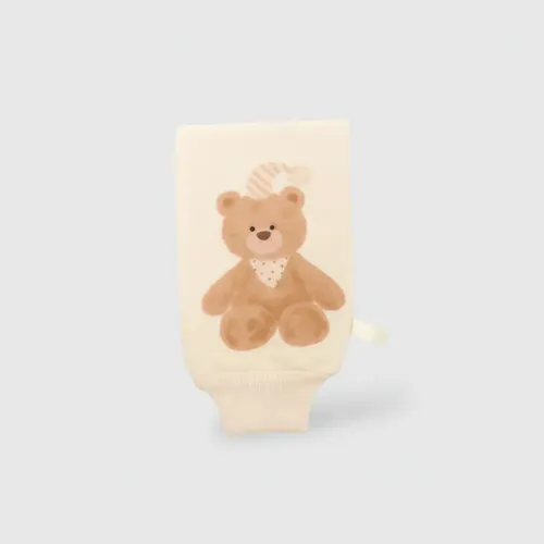 Guante Exfoliante De Baño Oso
