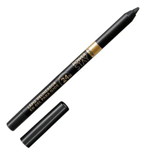 Lapiz Delineador En Gel Para Ojos 24 Hr Powerstay Avon Black