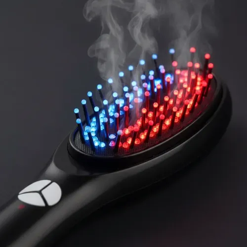 Cepillo Masajeador Capilar Luz Infrarroja Caida Del Cabello